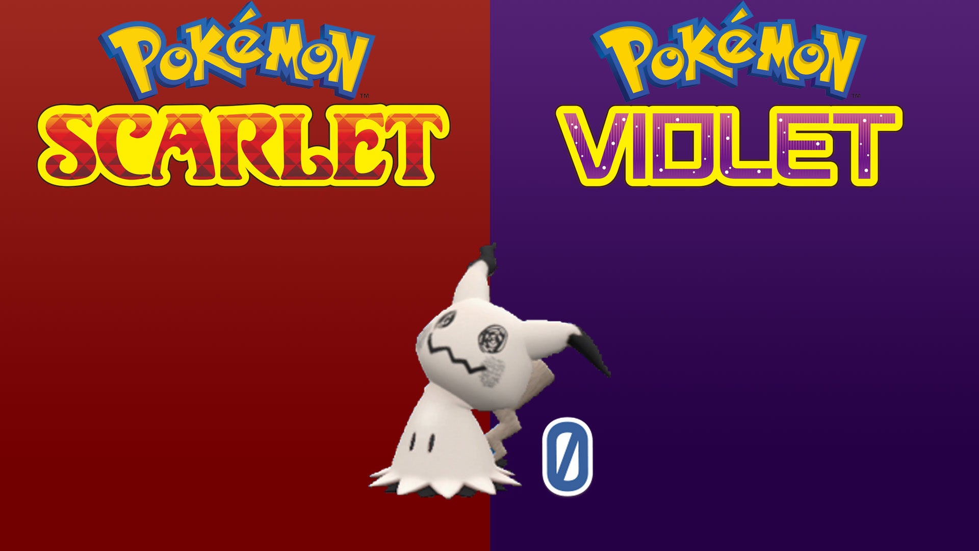 Pokemon Scarlet and Violet Marked Shiny Mimikyu 6IV-EV Trained